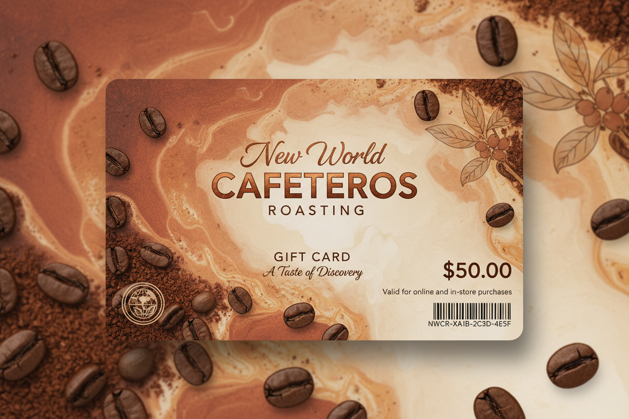 New World Cafetero Roasting Gift Card